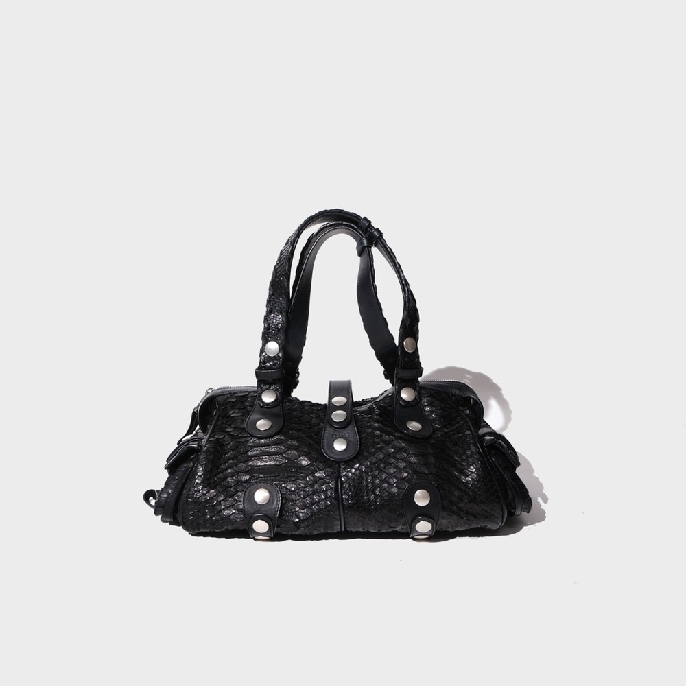 Authentic Chloe Python Silverado Bag